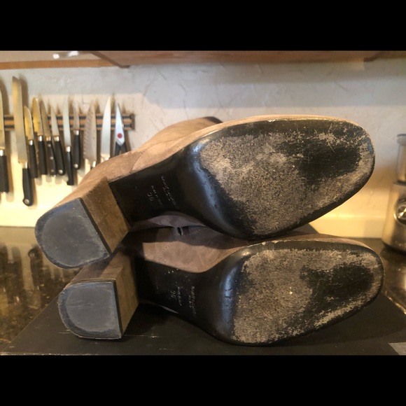 Saint Laurent suede over the knee boots - Picture 4 of 6